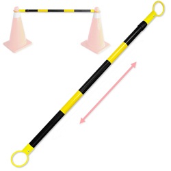 Lot of 10 - safety cone retractable bars