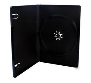 New 100 empty dvd cases-black-brand 