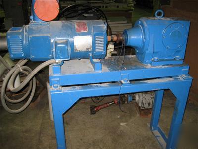 Normag melt pump model N2200D with 7.5 hp motor