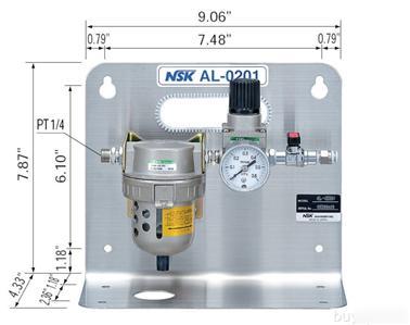 Nsk nakanishi air line kit al-0201 nc / cnc lathe
