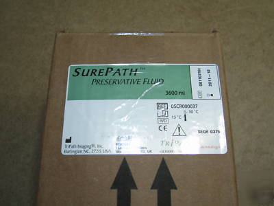 Surepath preservative fluid 3600ML tripath imaging inc.