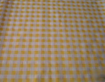 Table cloth red gingham & other cols or made to measure