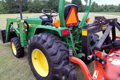 2001 john deere 790 4X4 with loader and equipment