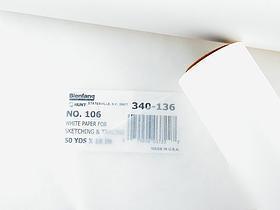Bienfang no. 106 white paper for sketching & tracing 