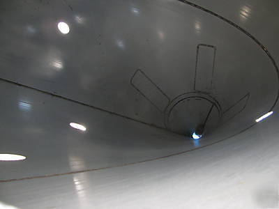 Blender vertical ss 2800 cu ft hopper bin tank tub type
