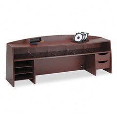 Buddy products wood 4SHELF2DRAWER unit