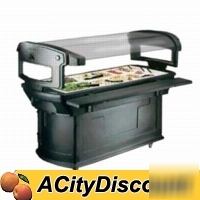 Carlisle 6FT maximizer food salad bar 6 full size pans