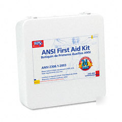 First aid only ansicompliant first aid kit with 24 uni