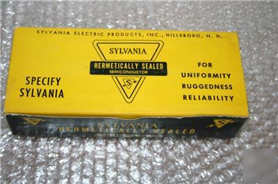 Lot of 250 sylvania semiconductor hermetically sealed