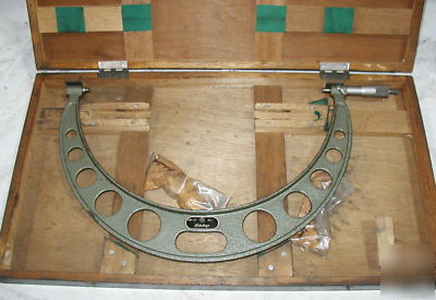 Mitutoyo 15-16 inch micrometer. with case.