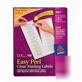 New avery 5661 clear mailing labels 1
