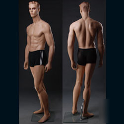 New brand male fiberglass realistic mannequin GM9