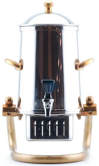 New oneida two tone flamenco pattern 3 gal coffee urn 