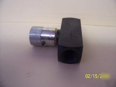 Parker hannifin calibrated flow control valve N600S, 