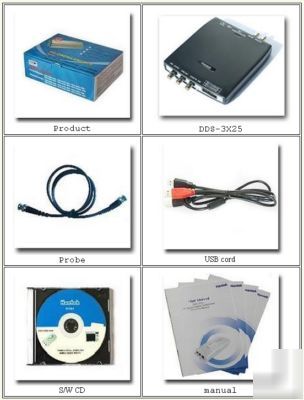 Pc based usb function/arbitrary waveform generator 3X25