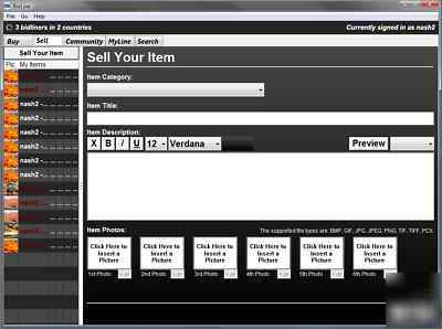 Peer to peer P2P auction software+business = $,$$$,$$$