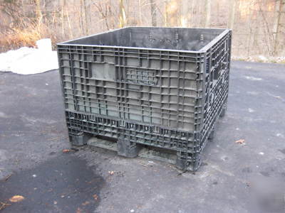 Plastic knock down gaylord 48X34X45 32X26X30 