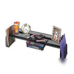 Safco onyx offsurface shelf wpullout drawer