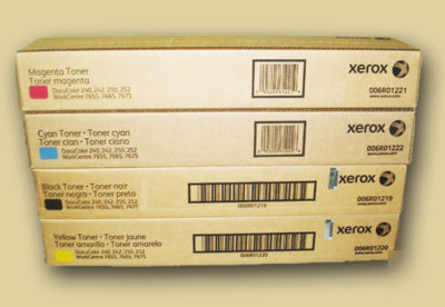 Xerox docucolor 240 242 250 252 260 7665 cymk toner set