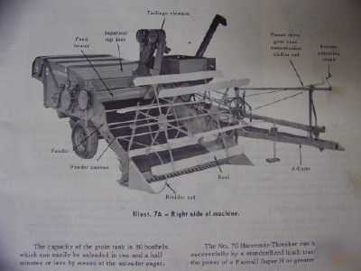 Ih mccormick no. 76 harvester - thresher manual