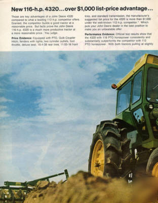 John deere 4320 diesel tractor ie- 4020 4620 4240 4230