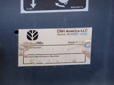 New 2005 holland skid steer LS180B w/ tandem trailer