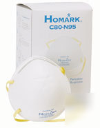 New respirator masks homark N95 particulate sealed
