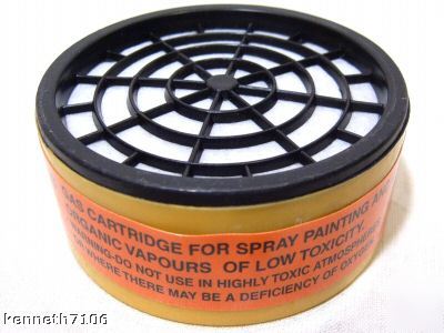 Respirator replacement cartridges paint filters nip lot