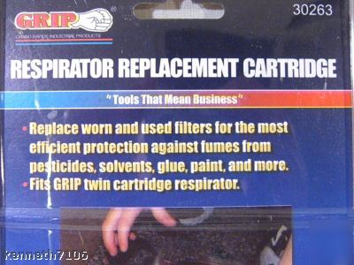Respirator replacement cartridges paint filters nip lot