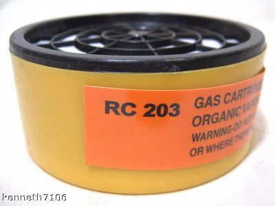 Respirator replacement cartridges paint filters nip lot