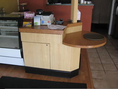 Retail or restaurant checkout counter