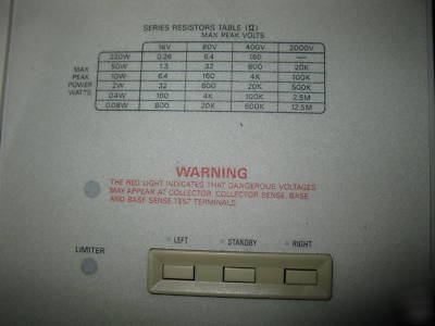 Sony / tektronix 370A programmable curve tracer nice 