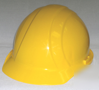 Wise americana standard yellow hard hat 4 pt ratchet