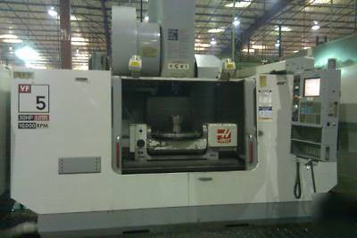 New haas VF5/50 cnc vertical machining center - 04/2005