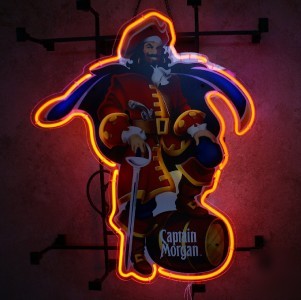 New official captain morgan neon sign 26 x 22 x 6