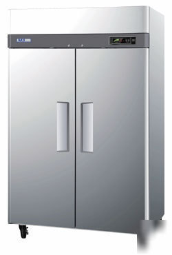 New turbo air - 2 door reach in freezer M3F47-2