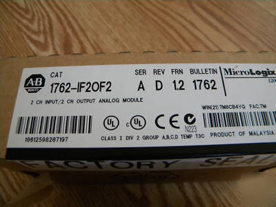 Allen-bradley micrologix plc control with 2&4CH(m)+IT4