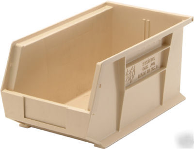 12 plastic stack hang storage bins containers 
