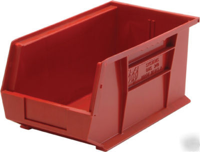 12 plastic stack hang storage bins containers 