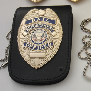 Bulk of misc professional badges, badge holders, wallet