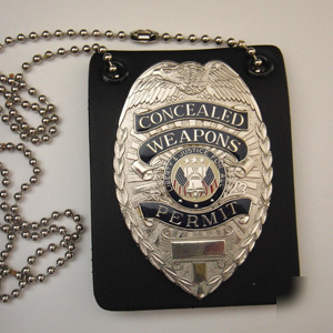 Bulk of misc professional badges, badge holders, wallet