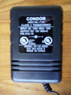 Condor ac adaptor model 41-12-800D 12VDC transformer