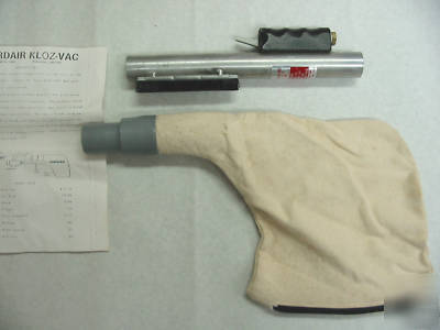 Guardair no. 1460 kloz-vac pneumatic air gun vacuum 