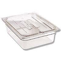 Insert - clear plastic solid lid ninth size - 4 pack