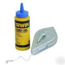 Irwin strait-line 100' metal case chalk reel #64499
