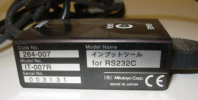 Mitutoyo series 264 pc data device w/ spc 905689 cable