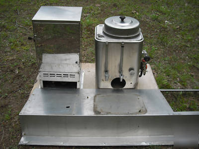 Pizza oven, coffee urn and counter top