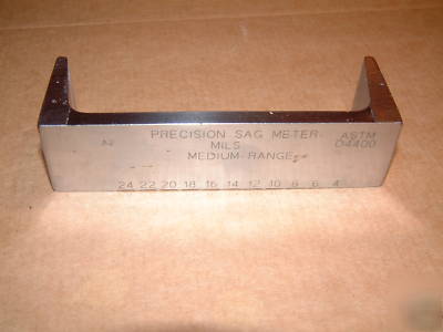 Precision sag meter 4 - 24 mils medium range for paint