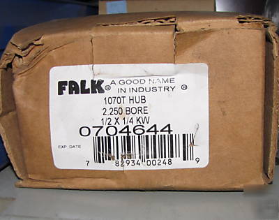 Rexnord falk 0704644 1070T steelflex coupling hub 2-1/4