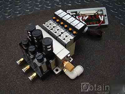 Smc manifold & V314 & V324M pneumatic valves